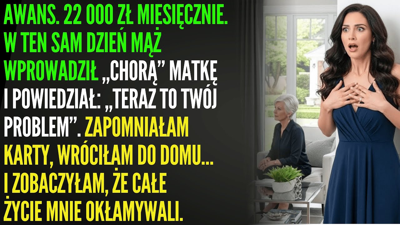 „Jest sparaliżowana” – powiedział mąż. Gdy wróciłam z pracy za 5 500 zł…