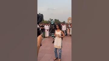 Yes i was Nervous 😬 | #chamkchalo #anjumor #anjumordance #indiagate #style