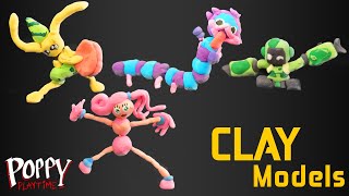 Poppy Play Time Clay Models Mommylonglegs, Bunzo And More By Minha