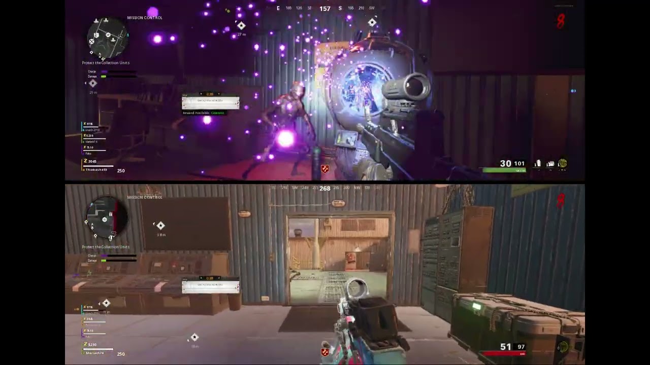 Call Of Duty Cold War Zombies Split Screen Gameplay With Wife [No Commentary Gameplay]