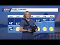 Drier skies return for now across Greater Cincinnati