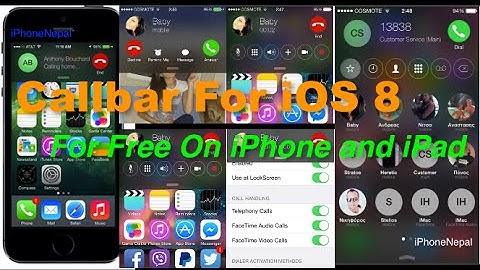 How To Get CallBar (iOS7&8) For Free From Cydia On iPhone 6Plus,6,5s,5c,4s On iOS 8.1.2 [Tweak]