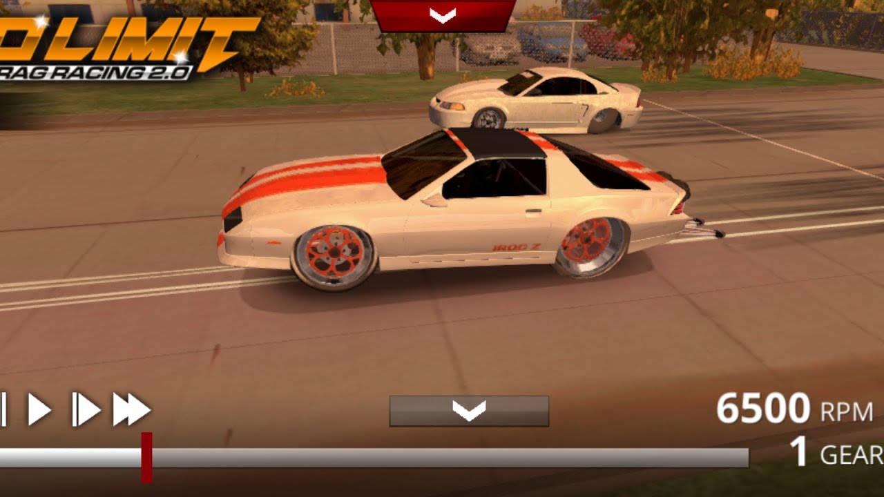 No limit drag racing 2.0 tune fastest Iroc on 28s vs Mustang on big