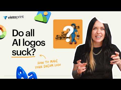 Most AI logos? Meh — VistaPrint’s AI Logomaker Gets It Right (+ FREE Print Files)!