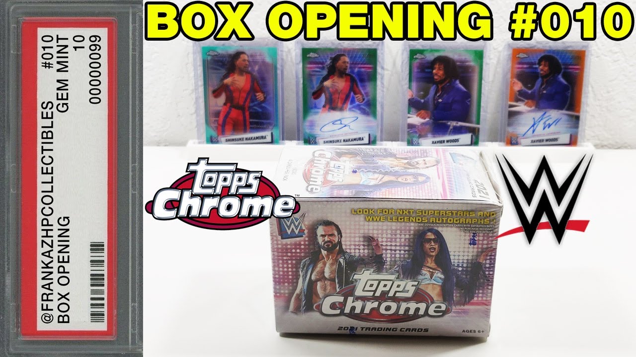 2021 Topps WWE Chrome Retail Blaster Box Break Fun Rip! Refractors