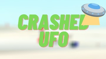 Where To Find The Crashed UFO -  PTFS Badge #11 -  Roblox!