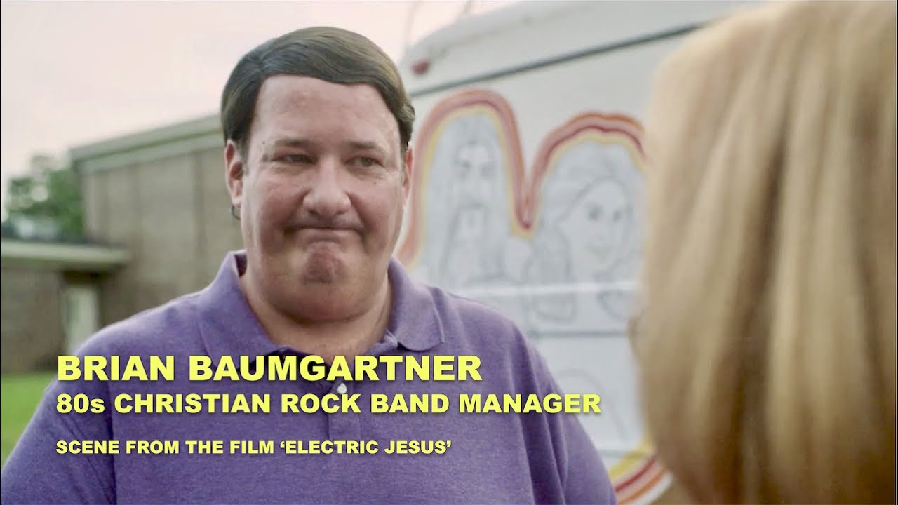 Brian Baumgartner As An 80s Christian Rock Band Manager?