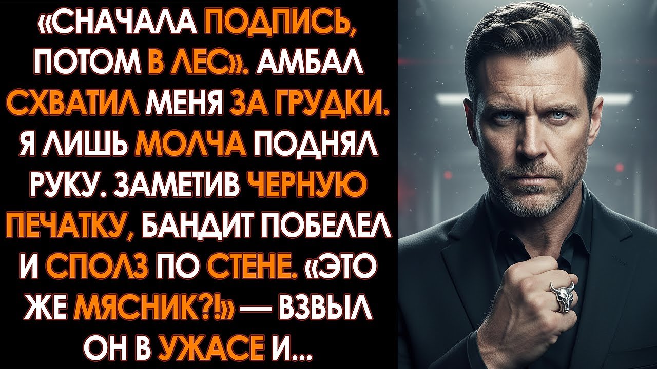 «Подпишет дарственную — и в расход его!» — визжала жена. Увидев перстень, братки упали в ноги...