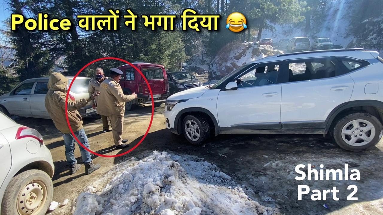 Driving Kia Seltos in SNOW 🔥 Shimla Part 2 YouTube