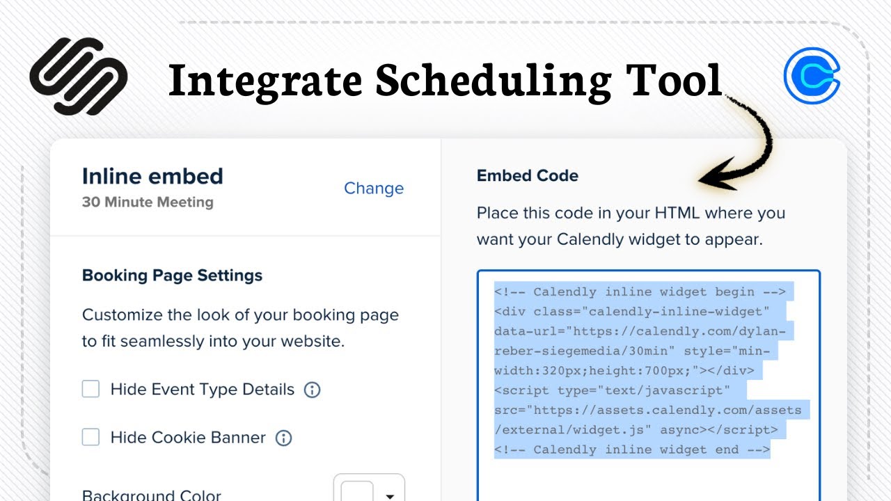 How to add Calendly to Squarespace (Scheduling Link) - YouTube