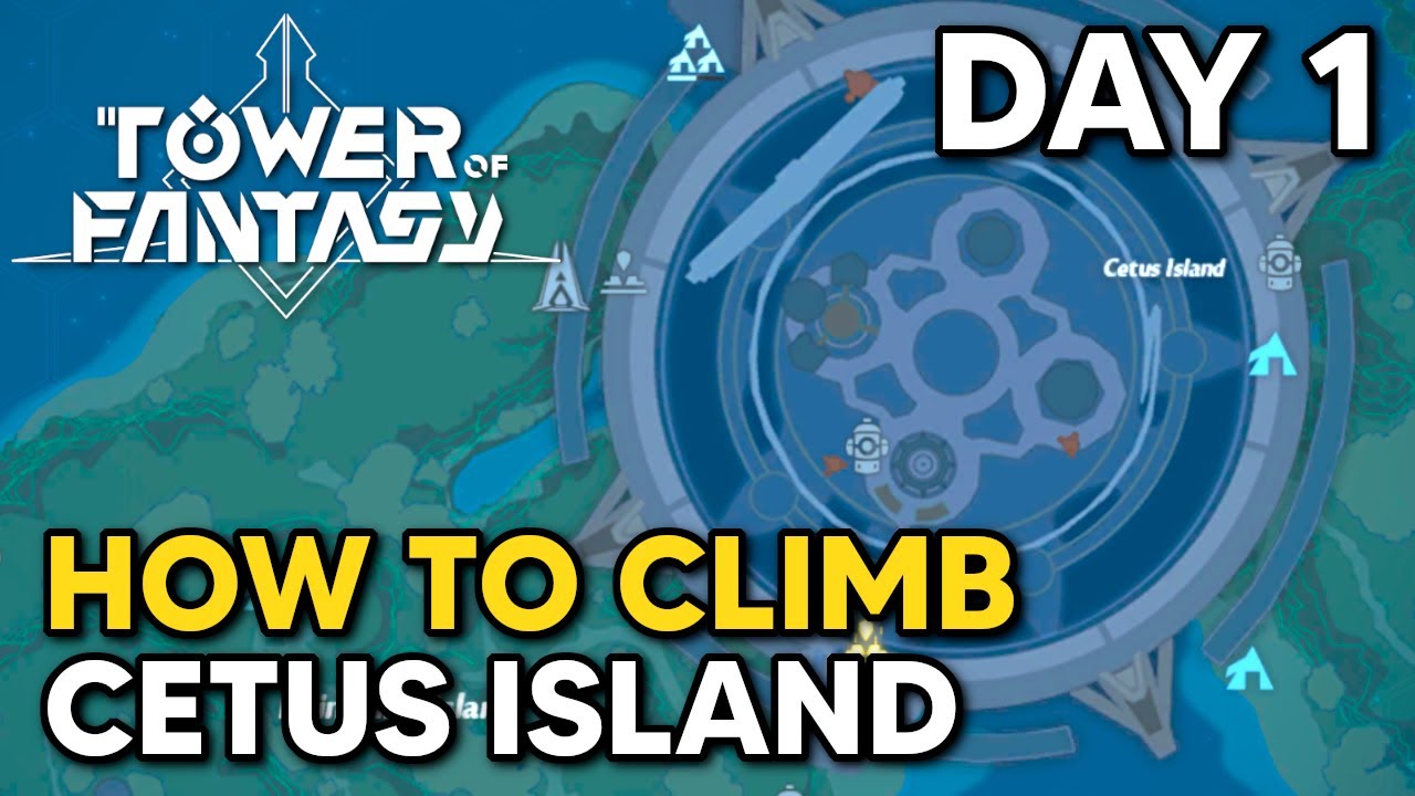 How to Get to Cetus Island (DAY 1) Tower Of Fantasy YouTube
