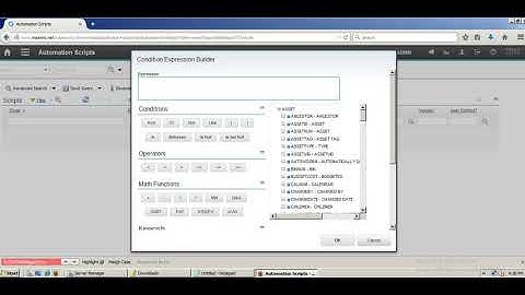 Automation Script Object Launch Point 1 IBM Maximo Asset Management 7.6
