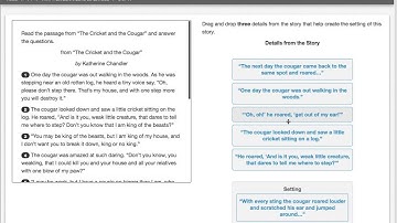 Drag and Drop Question ELA 3-5