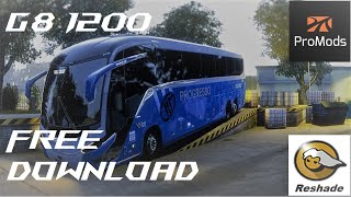 MARCOPOLO G8 1200  REAL DRIVING | FREE DOWNLOAD | ONLY FREE MODS  | #ets2 #rtx3060 #promods #reshade