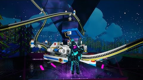 Railway system on a gate! | Astroneer Rails Update