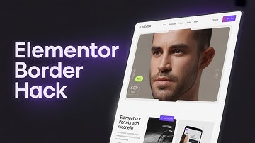 How to add a partial border around the image in elementor wordpress website