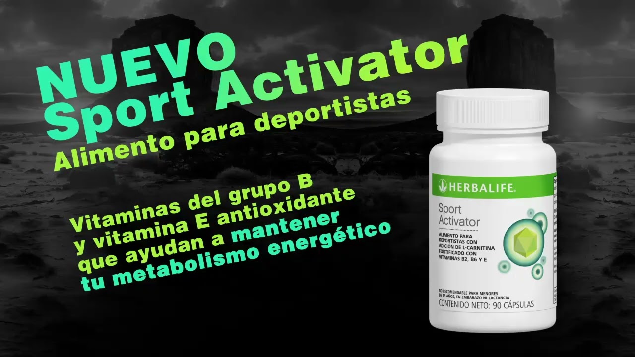 Que es el Sport Activator Herbalife Chile  Energa y rendimiento con  L-Carnitina - YouTube