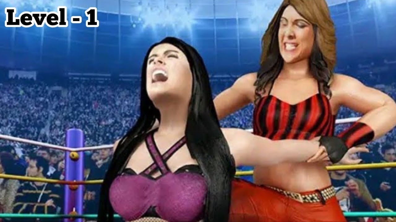 Bad Girls Wrestling Game !GYM Woman Fighting Game !Android gameplay !WWE girl fight games !Level-1