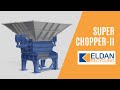 Eldan double shaft super chopper fd  notre plus grand broyeur pour pneus cbles appareils lectroniques et plus encore 