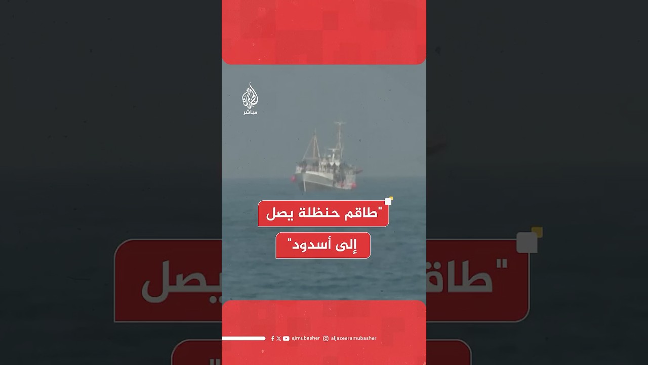 اللجنة الدولية لكسر حصار غزة: طاقم السفينة حنظلة وصل إلى ميناء أسدود بعد اختطافهم بشكل غير قانوني.