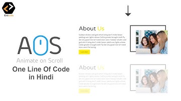 Animate On Scroll webpage || AOS Library 2021