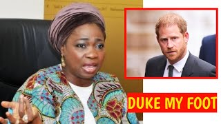 FATAL BLOW! Harry Angry as Nigerian Diaspora Chairman REFUSED Addressing Him as Duke to the Press