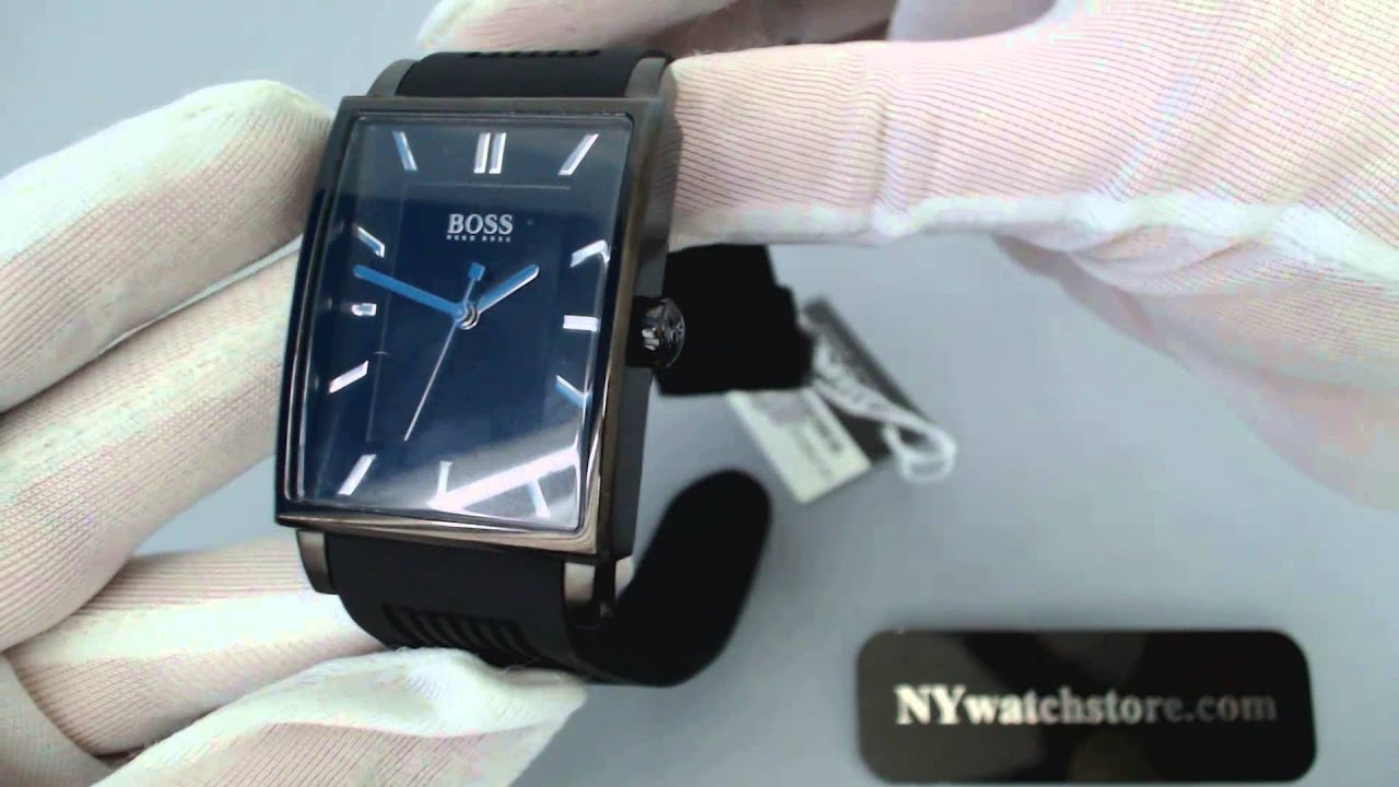 Men's Black Hugo Boss Dress Watch 1512953 YouTube