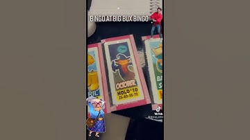 Bingo Wins at Big Bux Bingo