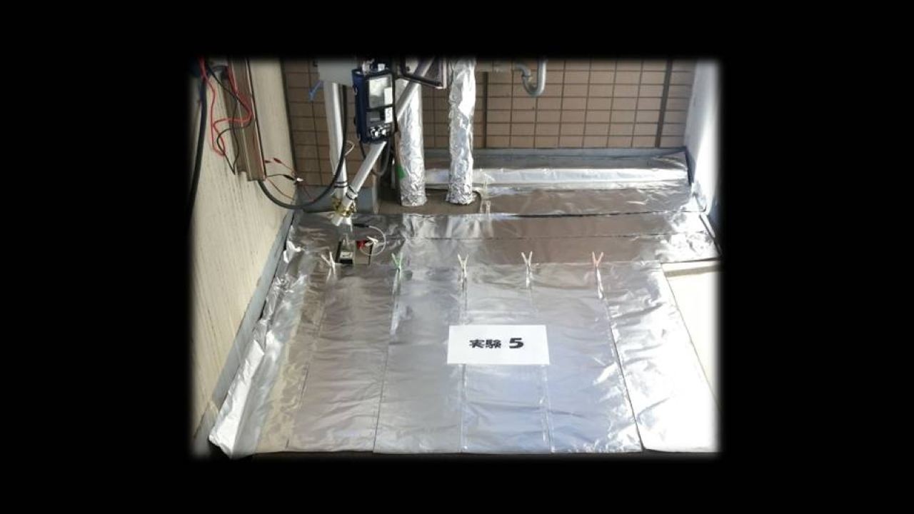 アルミホイル　アンテナのアースにいかがでしょうか