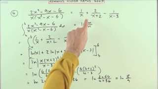 2007 SQA Advanced Higher Maths no.4   Partial fractions