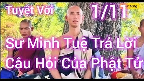 1/11 Sư Minh Tuệ Trả Lời Câu Hỏi Của Phật Tử Rất Tuyệt Vời