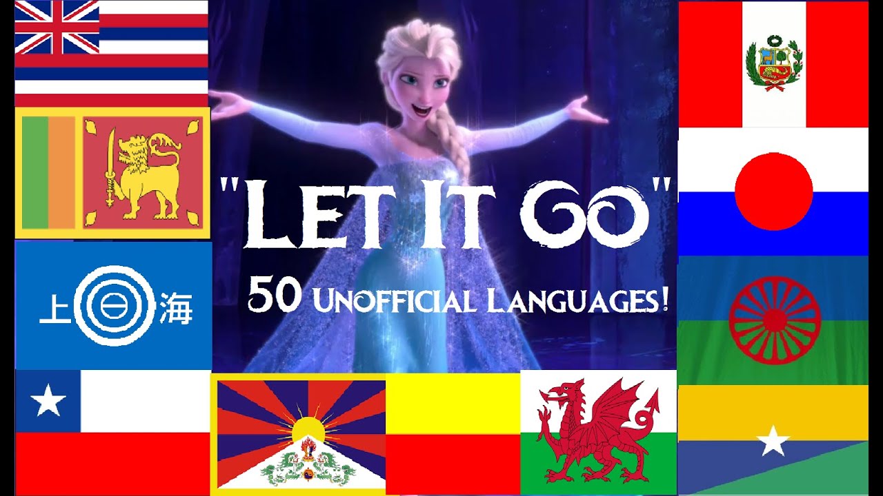 Let it go in multiple different languages #Frozen #Letitgo #fyp #beaut