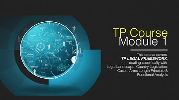 Transfer Pricing Masterclass - Module 1