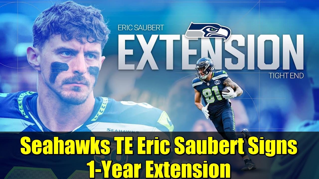 Seahawks TE Eric Saubert Signs 1-Year Extension | Return from IR & Team Depth