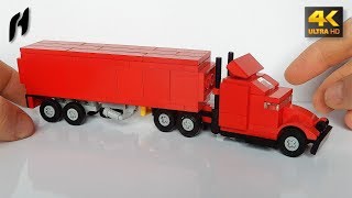 How to Build a Long-Haul Truck with Trailer (Updated MOC - 4K)