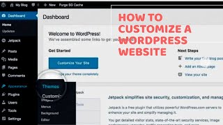 2020; HOW TO CUSTOMIZE A WEBSITE || WORD PRESS - EUGENE MBAUNI