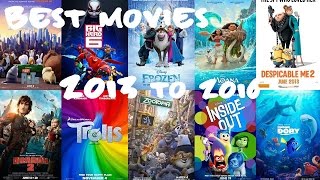 My Top 10 Best Animation Movies 2013-2016