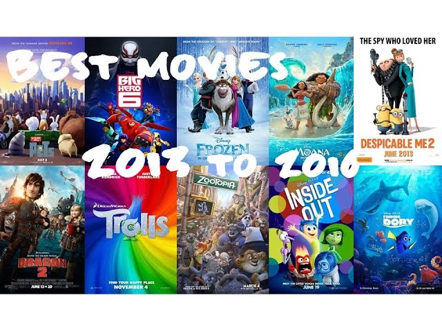 My Top 10 Best Animation Movies 2013-2016 - YouTube