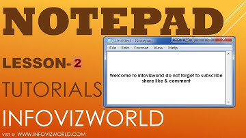 NOTEPAD TUTORIAL |  NOTEPAD COMPLETE TUTORIAL | NOTEPAD TEXT EDITOR