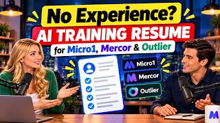 No Experience AI Training Resume for Micro1, Mercor & Outlier