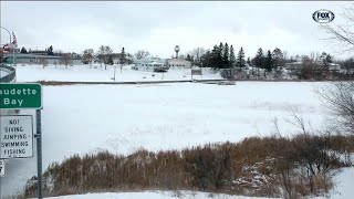 First-ever Hockey Day Minnesota at a rink in Baudette Bay