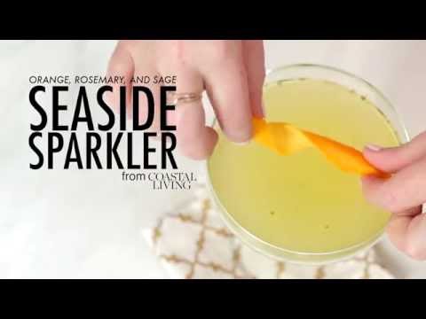 How to Make a Fresh Orange, Rosemary, and Sage Sparkling Wine Cocktail