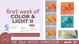 Starting Color and Light - The Solo artist Curriculum self-taught art journey