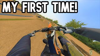 My FIRST TIME Playing MX BIKES! screenshot 2