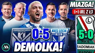 LECH ROZBIŁ KLAKSVIK! KOLEJORZ Z AWANSEM! LEGIA ZMIAŻDŻYŁA RADOMIAK: IRL Z ŁAZIENKOWSKIEJ