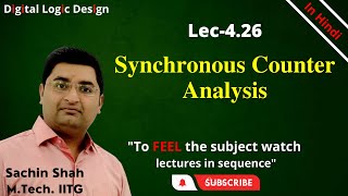 L4.26: Synchoronous counter analysis | Ring counter | Johnson counter