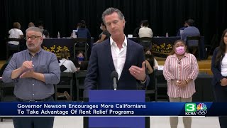 Gov. Newsom encourages Californians to apply for rent relief