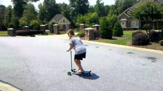 Ree Ree on the slither scooter....... News