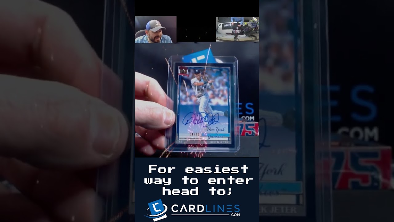 OMG!! LEGENDARY LOW NUMBERED AUTO!! (Derek Jeter Auto 4/10)  #sportscards #baseball