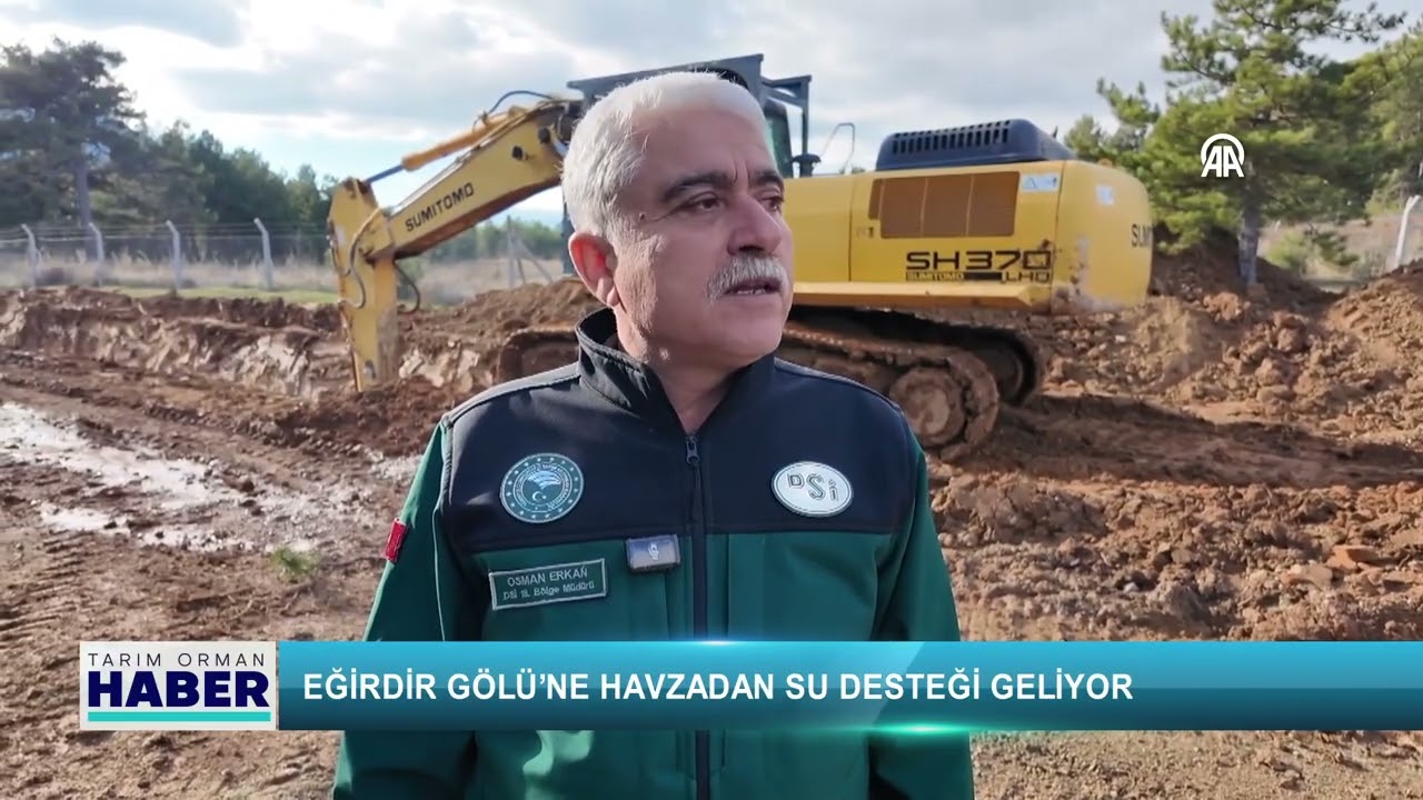 Eğirdir Gölü’ne havzadan su desteği geliyor